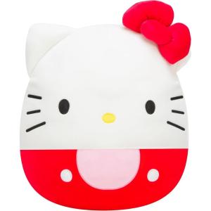 imageSquishmallows Original Sanrio 14in Hello Kitty in Red Overalls  Official Jazwares Plush LargeHello Kitty in Red Overalls