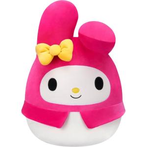 imageSquishmallows Original Sanrio 14in Hello Kitty in Red Overalls  Official Jazwares Plush LargeMy Melody