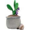 imageGreenhouse by Russ 12Inch Black Velvet Alocasia Plant Plush  Ultrasoft Official Jazwares Plush  Ages 3African Violet Plant