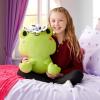 imageRuss 14Inch Mint Platypus Plush  Ultrasoft Official Jazwares PlushGreen Frog