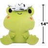 imageRuss 14Inch Mint Platypus Plush  Ultrasoft Official Jazwares PlushGreen Frog