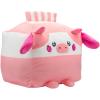 imageRuss 14Inch Mint Platypus Plush  Ultrasoft Official Jazwares PlushStrawberry Milk Box