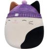 imageSquishmallows Original 14Inch Maria Del Mar Purple Jackalope  Official Jazwares Plush LargeCat With Purple Hat