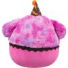 imageSquishmallows Original 20Inch Loafer Brown Bulldog  Official Jazwares Plush JumboBigfoot in Clown Costume