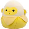 imageSquishmallows Original 24Inch Charles Pickle with Mustache  Official Jazwares Plush JumboBanana Monkey
