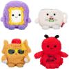 imageBumBumz Warner Bros Friends Plush 4Pack  45inch Collectible Stuffed Toys from The Makers of Original Squishmallows