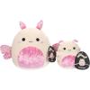 imageSquishmallows Original 5Inch Primrose Silkworm and 8Inch Prior Silk Moth Plush 2Pack  Official Jazwares Plush