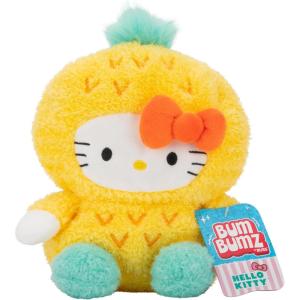 imageBumBumz 75inch Hello Kitty FruitBumz Plush  Sanrio Hello Kitty Dressed as a Strawberry Collectible Toy  from The Makers of Original SquishmallowsHello Kitty  Pineapple