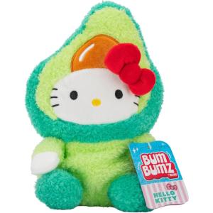 imageBumBumz 75inch Hello Kitty FruitBumz Plush  Sanrio Hello Kitty Dressed as a Strawberry Collectible Toy  from The Makers of Original SquishmallowsHello Kitty  Avocado