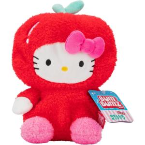 imageBumBumz 75inch Hello Kitty FruitBumz Plush  Sanrio Hello Kitty Dressed as a Strawberry Collectible Toy  from The Makers of Original SquishmallowsHello Kitty  Apple
