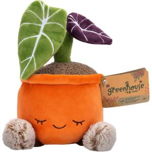 imageGreenhouse by Russ 12Inch Black Velvet Alocasia Plant Plush  Ultrasoft Official Jazwares Plush  Ages 3Black Velvet Alocasia