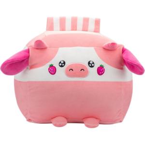 imageRuss 14Inch Mint Platypus Plush  Ultrasoft Official Jazwares PlushStrawberry Milk Box