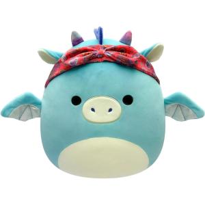 imageSquishmallows Original 14Inch Lilaz Peach Cow  Official Jazwares Plush LargeTeal Dragon