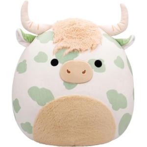 imageSquishmallows Original 20Inch Loafer Brown Bulldog  Official Jazwares Plush JumboSpotted Highland Cow