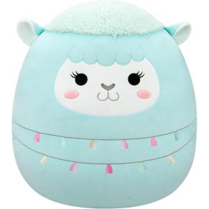 imageSquishmallows Original 24Inch Charles Pickle with Mustache  Official Jazwares Plush JumboTeal Llama