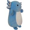 imageSquishmallows HugMees Original 14Inch Leon Teal Monster with Purple Heart Eye Patch  Ultrasoft Official Jazwares Large PlushBlue Axolotl