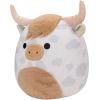 imageSquishmallows Original 12Inch Danny Dino with Bow Tie  MediumSized Ultrasoft Official Jazwares PlushHighland Cow