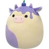 imageSquishmallows Original 12in Caine The Orange Leatherback Turtle with Glasses  Official Jazwares Plush MediumSizedBlueberry Cow