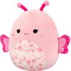 imageSquishmallows Original 12in Caine The Orange Leatherback Turtle with Glasses  Official Jazwares Plush MediumSizedPink Butterfly
