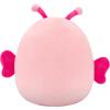 imageSquishmallows Original 12in Caine The Orange Leatherback Turtle with Glasses  Official Jazwares Plush MediumSizedPink Butterfly