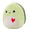 imageSquishmallows Original 5in Herb The Green Sea Turtle with Heart  Official Jazwares Plush Little