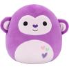 imageSquishmallows Original 8in Hartman The Purple Monkey  8in Junie The Banana  Official Jazwares Valentines Plush 2Pack LittleMonkey and Banana