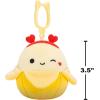 imageSquishmallows Original Clip 5Pack  Boyle Fruit Bat Dianalee Chipmunk Theodore Roadrunner Earling Mushroom Bat Truman TurtleStyle 1
