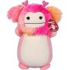 imageSquishmallows HugMees Original 14Inch Leon Teal Monster with Purple Heart Eye Patch  Ultrasoft Official Jazwares Large PlushPink Bigfoot