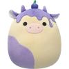 imageSquishmallows Original 12in Caine The Orange Leatherback Turtle with Glasses  Official Jazwares Plush MediumSizedBlueberry Cow