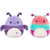 imageSquishmallows Original 8in Hartman The Purple Monkey  8in Junie The Banana  Official Jazwares Valentines Plush 2Pack LittleBeetle and Bookworm