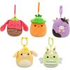 imageSquishmallows Original Clip 5Pack  Boyle Fruit Bat Dianalee Chipmunk Theodore Roadrunner Earling Mushroom Bat Truman TurtleStyle 2