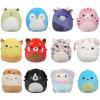 imageSquishmallows Original Micromallows 12Pack  Aquitaine Bijan Cici Darex Geraldine Ingred Keina Koako Paulie Puff Wendy Zozo
