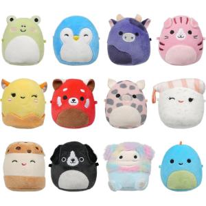 imageSquishmallows Original Micromallows 12Pack  Aquitaine Bijan Cici Darex Geraldine Ingred Keina Koako Paulie Puff Wendy Zozo