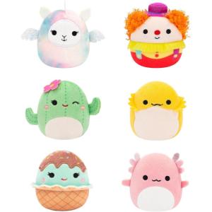 imageSquishmallows Original Micromallows 6Pack  Danny Dinosaur Dane Dragon Malcolm Mushroom Lena Guava Fruit Leonard Lion Noah SealSquad 2