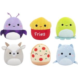 imageSquishmallows Original Micromallows 6Pack  Danny Dinosaur Dane Dragon Malcolm Mushroom Lena Guava Fruit Leonard Lion Noah SealSquad 4