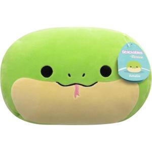imageSquishmallows Stackables Original 12Inch Javari Lavender Groundhog  Ultrasoft Official Jazwares PlushGreen Snake