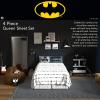 imageFranco Collectibles Squishmallows Bedding Super Soft Microfiber Sheet Set Twin XL College Dorm Essentials Officially Licensed ProductBatman