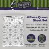 imageFranco Collectibles Squishmallows Bedding Super Soft Microfiber Sheet Set Twin XL College Dorm Essentials Officially Licensed ProductBeetlejuice