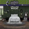 imageFranco Collectibles Squishmallows Bedding Super Soft Microfiber Sheet Set Twin XL College Dorm Essentials Officially Licensed ProductBeetlejuice