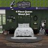imageFranco Collectibles Squishmallows Bedding Super Soft Microfiber Sheet Set Twin XL College Dorm Essentials Officially Licensed ProductBeetlejuice