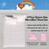 imageFranco Collectibles Squishmallows Bedding Super Soft Microfiber Sheet Set Twin XL College Dorm Essentials Officially Licensed ProductCare Bears