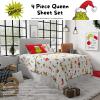 imageFranco Collectibles Squishmallows Bedding Super Soft Microfiber Sheet Set Twin XL College Dorm Essentials Officially Licensed ProductGrinch