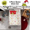 imageFranco Collectibles Squishmallows Bedding Super Soft Microfiber Sheet Set Twin XL College Dorm Essentials Officially Licensed ProductGrinch