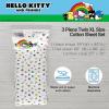 imageFranco Collectibles Squishmallows Bedding Super Soft Microfiber Sheet Set Twin XL College Dorm Essentials Officially Licensed ProductHello Kitty  Friends