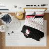 imageFranco Collectibles Squishmallows Bedding Super Soft Microfiber Sheet Set Twin XL College Dorm Essentials Officially Licensed ProductHello Kitty Polka Dots