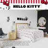 imageFranco Collectibles Squishmallows Bedding Super Soft Microfiber Sheet Set Twin XL College Dorm Essentials Officially Licensed ProductHello Kitty Polka  Bow of the Day