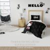 imageFranco Collectibles Squishmallows Bedding Super Soft Microfiber Sheet Set Twin XL College Dorm Essentials Officially Licensed ProductHello Kitty Polka Dots