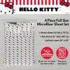 imageFranco Collectibles Squishmallows Bedding Super Soft Microfiber Sheet Set Twin XL College Dorm Essentials Officially Licensed ProductHello Kitty Polka  Bow of the Day