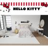 imageFranco Collectibles Squishmallows Bedding Super Soft Microfiber Sheet Set Twin XL College Dorm Essentials Officially Licensed ProductHello Kitty Polka  Bow of the Day