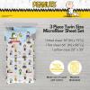 imageFranco Collectibles Squishmallows Bedding Super Soft Microfiber Sheet Set Twin XL College Dorm Essentials Officially Licensed ProductPeanuts  Fun Times